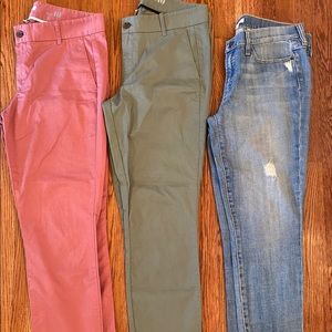 Lot of J crew size 10 pants